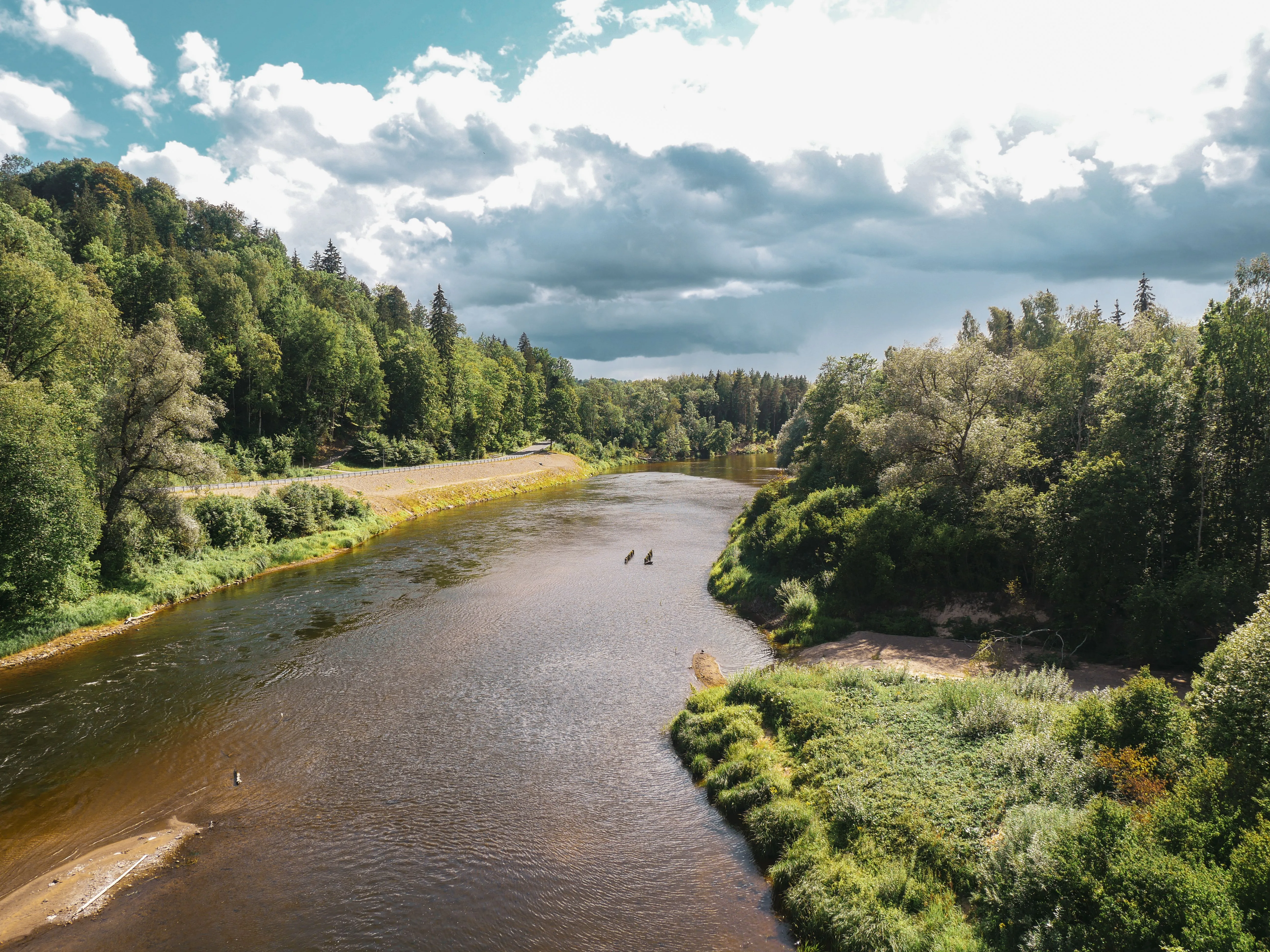 Aussicht auf einen Fluss